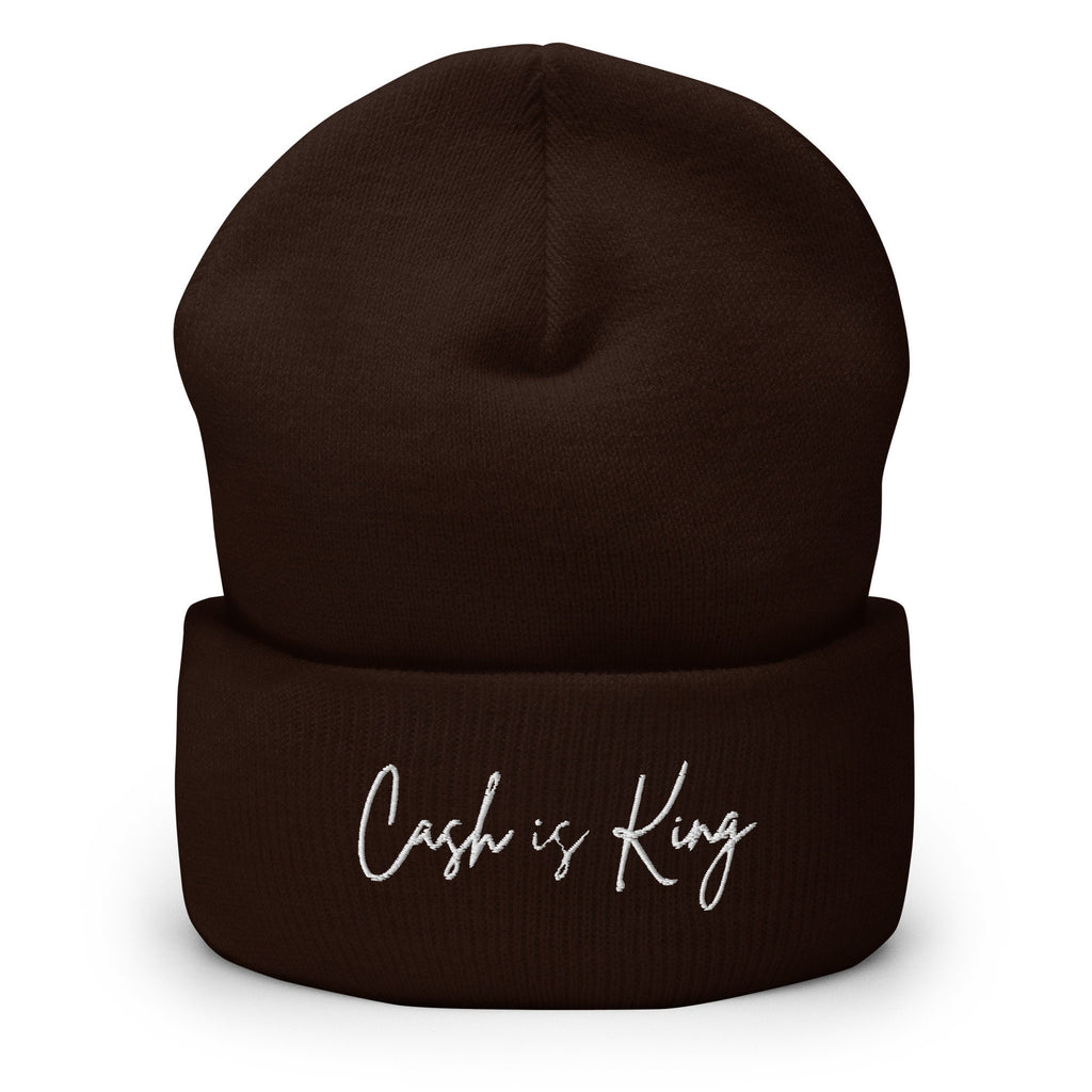 Cash is King Embroidered -  Beanie