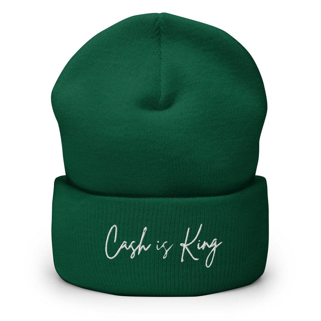 Cash is King Embroidered -  Beanie