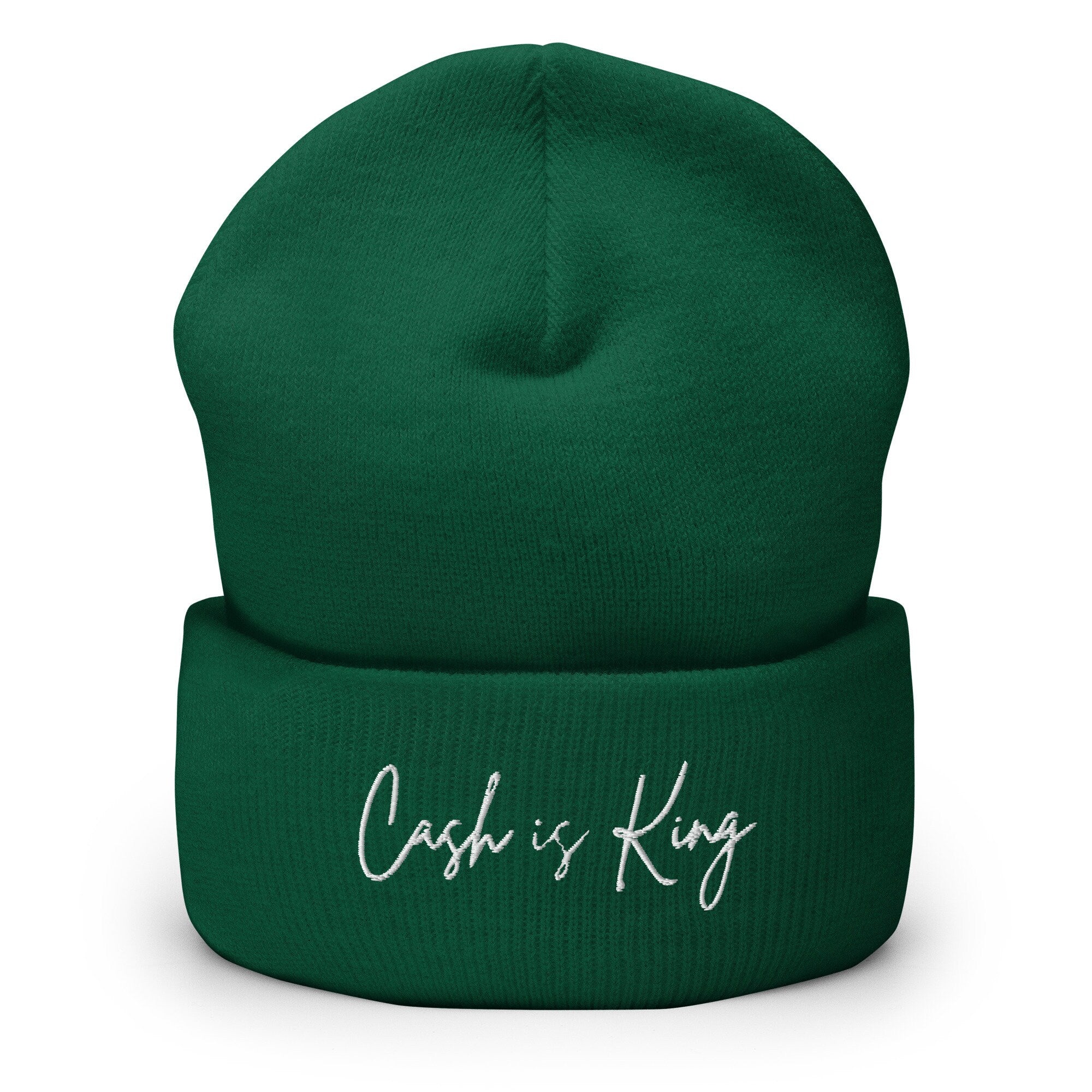 Cash is King Embroidered -  Beanie
