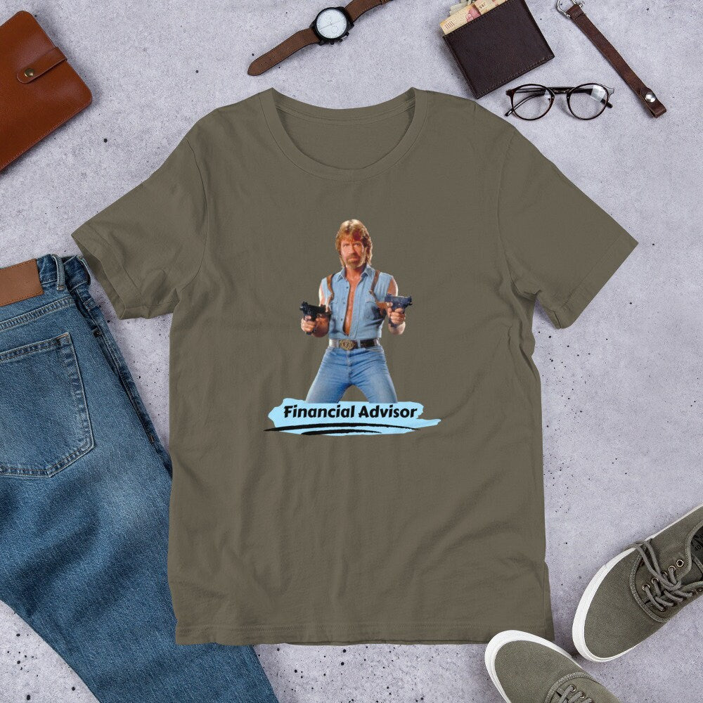 Chuck Norris Financial Advisor - T-Shirt